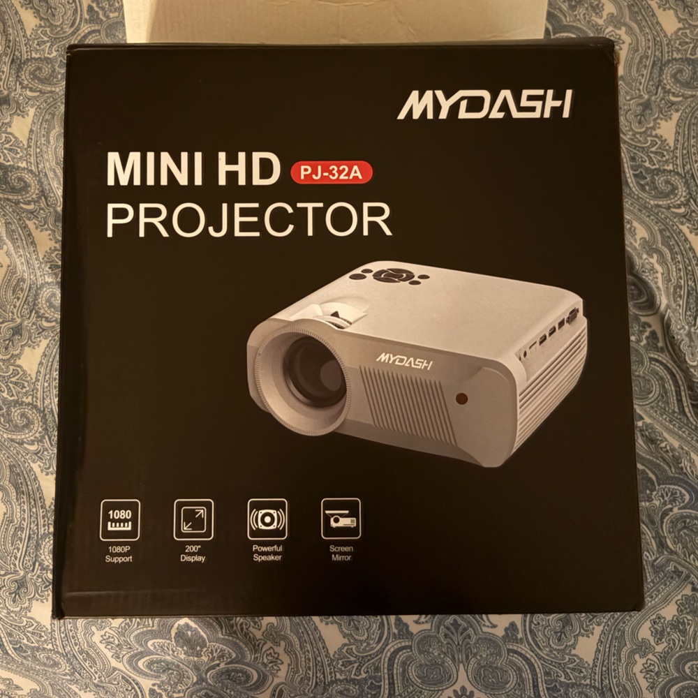MYDASH Mini HD Projector